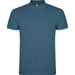 Męska Koszulka Polo Star. Niebieskie koszulki polo sportowe ROLY, m, bez wzorów, bez kołnierzyka, bez ramiączek. Za 60.99 zł.