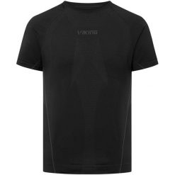 Koszulka Viking Eiger. Czarne bielizna termoaktywna Viking, m, bez wzorów, bez ramiączek, narciarskie. Za 78.99 zł.