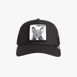 Czapka Goorin Bros Frenchie Dog Total Black. Czarne czapki zimowe Goorin Bros, bez wzorów. Za 190.35 zł.