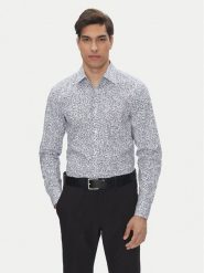 BOSS Koszula H-Hank-Kent-C1 50545109 Niebieski Slim Fit. Niebieskie koszule Boss, m, bez wzorów, z bawełny, bez kołnierzyka, bez ramiączek. Za 499.99 zł.