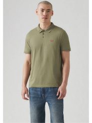 Levi's Koszulka polo w kolorze khaki rozmiar: M. Brązowe koszulki polo Levi's®, m, bez wzorów, z bawełny, bez kołnierzyka, bez ramiączek. Za 105.63 zł.