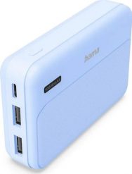 Hama Power Pack Pocket 10 10000 mAh 2X USB-A niebieski. Niebieskie powerbanki . Za 75.90 zł.