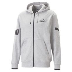 Puma Bluza Power Colorblock Fz Tr 67332704. Szare bluzy Puma, m, bez wzorów, bez kaptura. Za 179.99 zł.