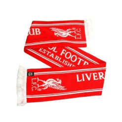Szalik Liverpool FC - licencjonowany. Czerwone szaliki LIVERPOOL FC, bez wzorów. Za 119.00 zł.