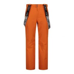 Spodnie męskie narciarskie CMP 3W04467. Brązowe spodnie narciarskie i snowboardowe CMP, l, bez wzorów, narciarskie. W wyprzedaży za 484.99 zł.