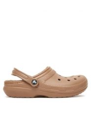 Crocs Klapki Classic Lined Clog 203591 Brązowy. Brązowe klapki Crocs, z tworzywa sztucznego. Za 219.99 zł.