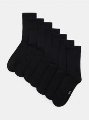 Długie skarpetki OEKO-TEX 7 pack - czarny. Czarne skarpety Sinsay, bez wzorów. Za 22.99 zł.