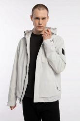 KURTKA MĘSKA Jack Wolfskin Jacket MAINKAI JKT M 1115761-5155 (S. Szare kurtki Jack Wolfskin, m, bez wzorów, z dresówki, bez kaptura. Za 444.49 zł.