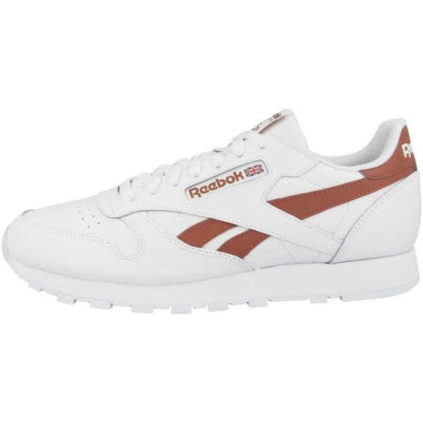 Buty męskie Reebok CL Lthr. Białe buty treningowe Reebok, bez wzorów, z gumy. Za 394.00 zł.