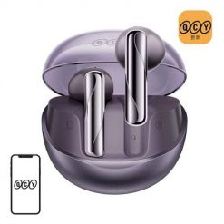 Słuchawki TWS QCY AilyBuds Clear T32 (fioletowe). Fioletowe słuchawki bezprzewodowe QCY. Za 69.00 zł.