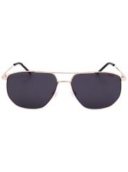 HUGO Męskie okulary przeciwsłoneczne w kolorze złoto-granatowym rozmiar: 58. Niebieskie okulary przeciwsłoneczne Hugo. Za 239.99 zł.