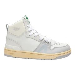 Buty do chodzenia męskie Lacoste L001 MID 123. Białe buty turystyczne LACOSTE, bez wzorów, z gumy, za kostkę, bez zapięcia, trekkingowe. Za 517.00 zł.