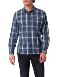 Pioneer Koszula w kolorze niebieskim rozmiar: L. Niebieskie koszule PIONEER, l, bez wzorów, z bawełny, bez kołnierzyka, bez ramiączek. Za 95.95 zł.