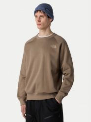 The North Face Bluza Redbox NF0A89FA Brązowy Regular Fit. Brązowe bluzy The North Face, m, bez wzorów, z bawełny, bez kaptura. Za 299.99 zł.