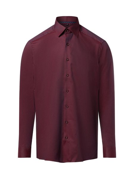 Finshley & Harding Koszula męska - Easy Care Mężczyźni Modern Fit Bawełna czerwony wzorzysty, 45. Czerwone koszule Finshley & Harding, m, bez wzorów, z bawełny, bez kołnierzyka, bez ramiączek. Za 199.95 zł.