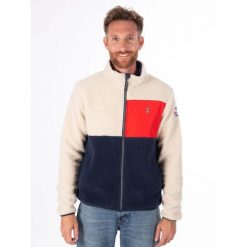 Kurtka Sherpa Aulp Vogue. Niebieskie kurtki Aulp, bez wzorów, bez kaptura. W wyprzedaży za 226.50 zł.