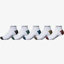Skarpetki Globe Ingles Ankle 5PK białe. Białe skarpety Globe, bez wzorów, z materiału. Za 118.44 zł.