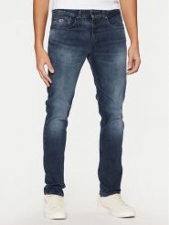 Tommy Jeans Jeansy Scanton DM0DM20550 Granatowy Slim Fit. Niebieskie jeansy Tommy Jeans, m. Za 379.99 zł.