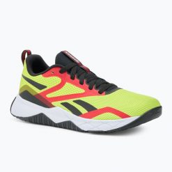 Buty treningowe męskie Reebok NFX. Żółte buty treningowe Reebok, bez wzorów, na fitness i siłownię. Za 339.99 zł.
