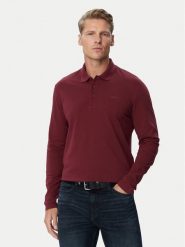 HUGO Polo Donoslong 50547358 Bordowy Regular Fit. Czerwone koszulki polo Hugo, m, bez wzorów, z bawełny, bez kołnierzyka, bez ramiączek. Za 449.99 zł.