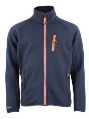 Peak Mountain Kurtka polarowa "Caprisio" w kolorze granatowym rozmiar: XXL. Niebieskie kurtki Peak Mountain, xxl, bez wzorów, z materiału, bez kaptura. Za 252.99 zł.