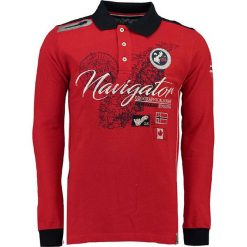 Koszulka polo "Kriminel" w kolorze czerwonym. Koszulki polo marki Geographical Norway Men. W wyprzedaży za 86.95 zł.
