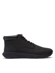 Timberland Trzewiki Winsor Park Chukka TB0A5Y6W0011 Czarny. Czarne botki sznurowane Timberland, bez wzorów, z nubiku, bez obcasa, bez zapięcia. Za 749.99 zł.