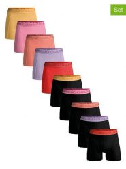 Muchachomalo Bokserki (10 par) w różnych kolorach rozmiar: XL. Czarne bokserki MUCHACHOMALO, xl, bez wzorów. Za 260.99 zł.