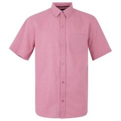 Męska Koszula Z Krótkim Rękawem Loran. Czerwone koszule Regatta, m, bez wzorów, bez kołnierzyka, bez ramiączek. Za 107.99 zł.