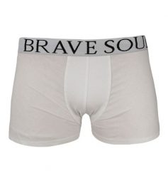 Męskie, Bawełniane Bokserki Brave Soul, Bawełna z Elastanem, Białe, Obcisłe. Białe bokserki Brave Soul, l, bez wzorów, z bawełny. Za 19.00 zł.
