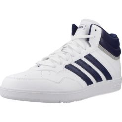 Buty ADIDAS HOOPS 4.0 MID Biały. Białe buty trekkingowe Adidas, bez wzorów, z syntetyku, bez zapięcia. Za 297.90 zł.