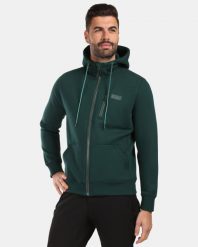 Męska bawełniana bluza z kapturem Kilpi DANILO-M. Zielone bluzy z kapturem Kilpi, m, bez wzorów, z bawełny, z kapturem. Za 318.77 zł.