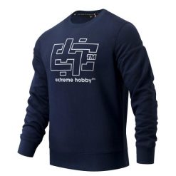 Bluza Męska EXTREME HOBBY CRUCIAL. Czarne bluzy EXTREME HOBBY, l, bez wzorów, z bawełny, bez kaptura. Za 239.00 zł.