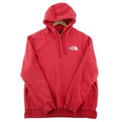 Second life - The North Face bluza męska z kapturem czerwony - Stan dobry. Czerwone bluzy z kapturem The North Face, m, bez wzorów, z materiału, z kapturem. Za 127.76 zł.