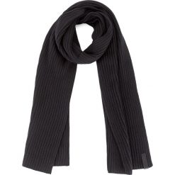 Szal CALVIN KLEIN - Octave Scarf K50K503622 001. Czarne szaliki CALVIN KLEIN, bez wzorów, z bawełny. W wyprzedaży za 189.00 zł.