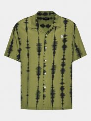 HUF Koszula Seismogram BU00176 Zielony Regular Fit. Zielone koszule HUF, m, bez wzorów, z wiskozy, bez kołnierzyka, bez ramiączek. Za 449.99 zł.