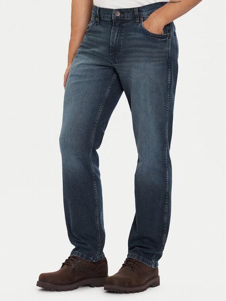 Wrangler Jeansy Greensboro 112370847 Granatowy Straight Fit. Niebieskie jeansy Wrangler, m. Za 309.99 zł.