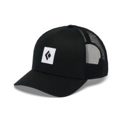Czapka Trucker Black Diamond. Czarne czapki z daszkiem Black Diamond, bez wzorów, z bawełny. Za 176.90 zł.