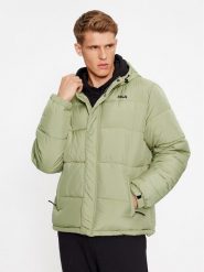 Fila Kurtka puchowa FAM0455 Zielony Regular Fit. Zielone kurtki Fila, m, bez wzorów, z puchu, bez kaptura. Za 329.99 zł.
