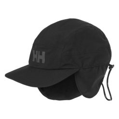 Czapka 5-panelowa Helly Hansen Storm. Czarne czapki z daszkiem Helly Hansen, bez wzorów. Za 319.50 zł.