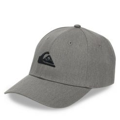 Czapka z daszkiem Quiksilver. Szare czapki z daszkiem Quiksilver, bez wzorów. Za 79.99 zł.