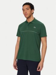 Lacoste Polo DH0171 Zielony Regular Fit. Zielone koszulki polo LACOSTE, m, bez wzorów, z syntetyku, bez kołnierzyka, bez ramiączek. Za 449.99 zł.