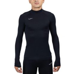 Koszulka kompresyjna do piłki nożnej dla dorosłych Joma Brama, długi rękaw. Czarne bluzki z długim rękawem Joma, l, bez wzorów, bez kołnierzyka, bez ramiączek. Za 85.90 zł.