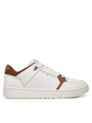 Tommy Hilfiger Sneakersy Basket Core Lite Lth Mix FM0FM05518 Écru. Buty sportowe casual Tommy Hilfiger, bez wzorów, ze skóry, bez zapięcia. Za 429.99 zł.