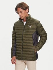 Puma Kurtka zimowa PackLITE 849356 Zielony Slim Fit. Zielone kurtki Puma, na zimę, m, bez wzorów, z syntetyku, bez kaptura. Za 289.99 zł.
