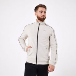 Bluza do tenisa męska Artengo Soft. Brązowe bluzy bez kaptura ARTENGO, na zimę, m, bez wzorów, z bawełny, bez kaptura. Za 129.99 zł.