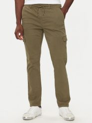 Pepe Jeans Spodnie materiałowe PM211725 Zielony Slim Fit. Zielone spodnie materiałowe Pepe Jeans, m, bez wzorów, z bawełny. Za 239.99 zł.
