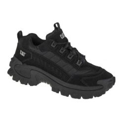 Męskie Buty Intruder Nubuck. Czarne buty turystyczne CATerpillar, bez wzorów, z nubiku, bez zapięcia. Za 752.99 zł.