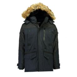 Kurtka zimowa męska Geographical Norway Burne. Niebieskie kurtki Geographical Norway, na zimę, m, bez wzorów, z poliesteru, bez kaptura. W wyprzedaży za 633.99 zł.