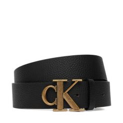 Pasek Męski Calvin Klein. Czarne paski CALVIN KLEIN, bez wzorów. Za 249.99 zł.